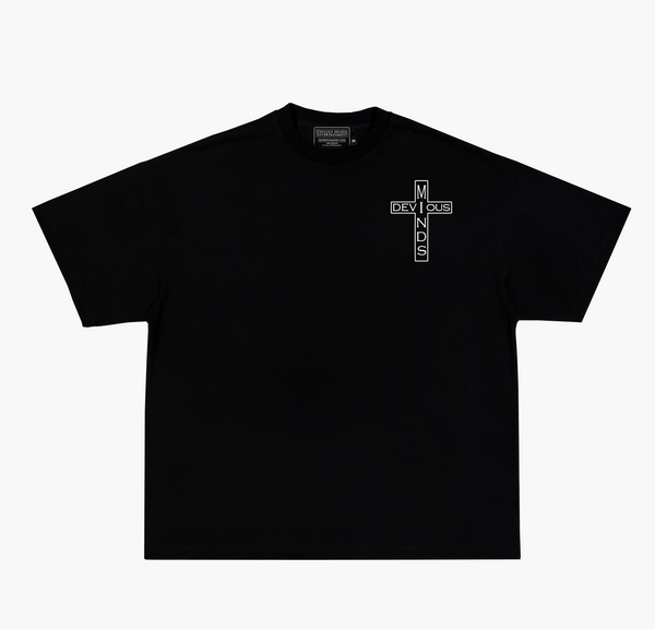 DEVIOUS MINDS CROSS' T-SHIRT